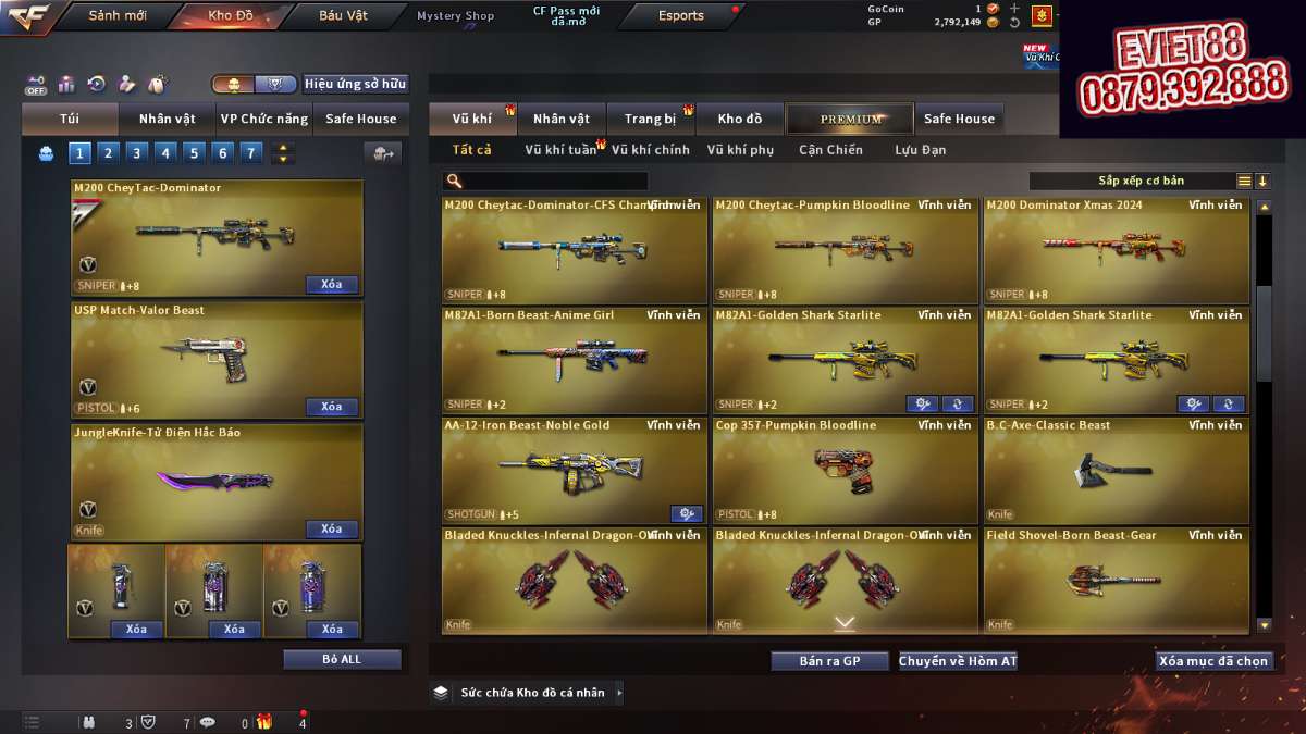 shop acc cf uy tin gia re